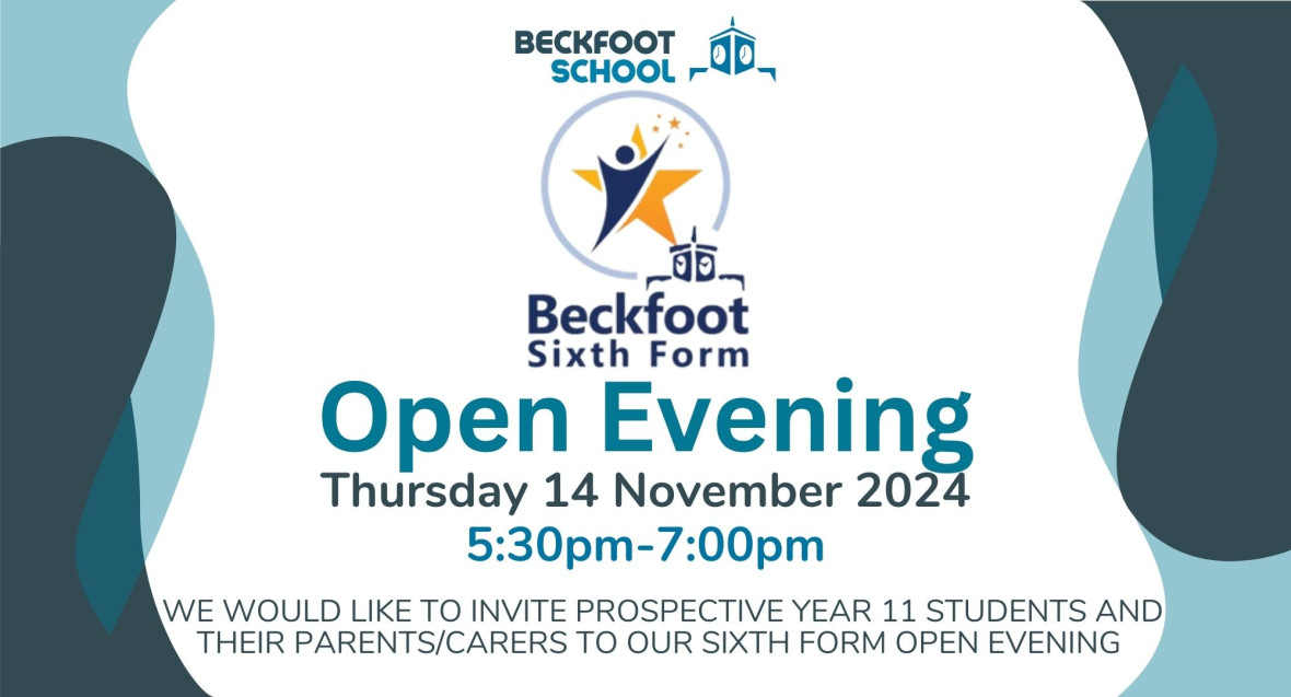 Sixth Form Open Evening - Nov 2024